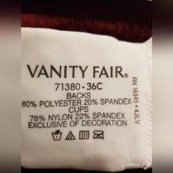 NWT VANITY FAIR FULL FIGURE BEAUTY BACK SMOOTHING BRA WHITE 36C - Picture 9 of 9